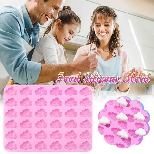 Molde de 6 Cavidades En Forma de Media Bola para Hornear Cupcakes, Pasteles y Magdalenas de Chocolate Caseros.