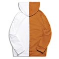 thumbnail image 4 of Jersey de otoño e invierno para mujer, con capucha, estilo punk oscuro, estampado, costura, manga larga, fino, suelto, informal, con cuello encapuchado, suéter, abrigo Pompotops  FGAJ16639, 4 of 5