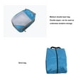 thumbnail image 4 of Waterproof Compression Packing Cubes for Travel, 4Pcs Travel Cubes Set Foldable Suitcase Organizer Lightweight Luggage Storage Bag, Blue, 4 of 7
