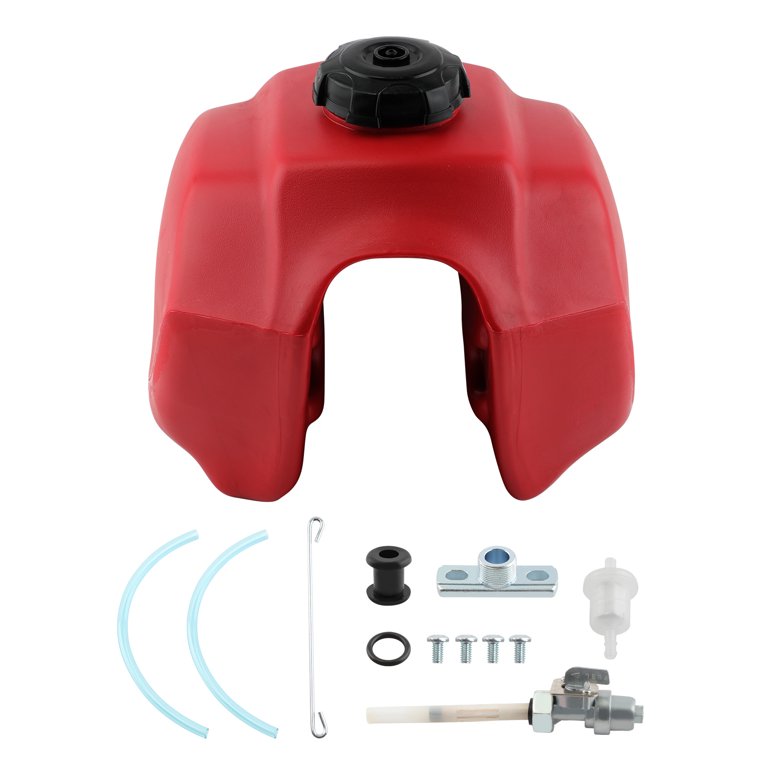 A-Premium Gas Fuel Tank With Cap And Petcock Valve Compatible With