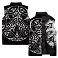 thumbnail image 4 of Chaleco sin mangas con impresión digital 3D para hombre, chaquetas modernas con plumas de hueso para hombre 2024, ropa duradera con calaveras para hombre, esqueleto de alta calidad, 4 of 5