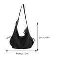 thumbnail image 2 of Bolsos cruzados casuales para mujer, elegantes con correa ajustable, bolso de mano (negro), 2 of 8