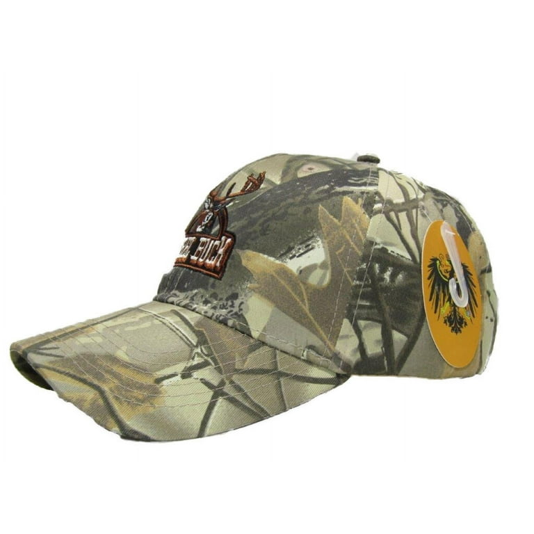 Fusion Tech Rebel Redneck Rebel Buck Deer Hunting Camo Camouflage Ball Cap Hat ruf Adult Unisex Size One Size