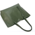thumbnail image 2 of Bolsos de mano para mujer con asa superior, bolsos de mano con borlas de piel sintética, 2 of 3