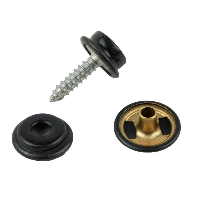 15mm Snap Fastener Button Screw Studs Kit for Boat Cover Home