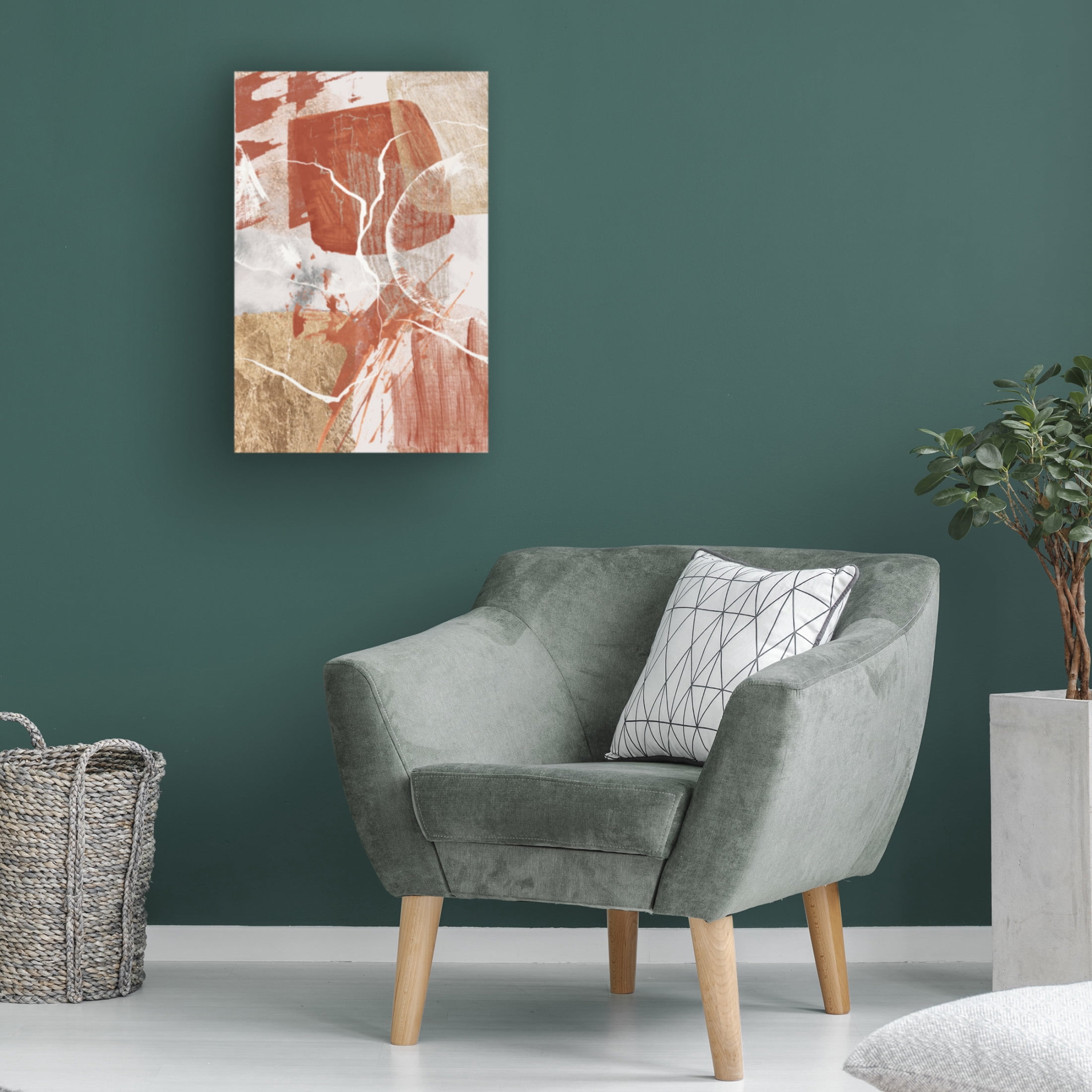 Trademark Fine Art Sally Ann Moss Golden globe 2 Canvas Wall Art