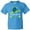 Pacific Blue, variant on Pompano Beach, Florida Happy Sea Turtle Youth T-Shirt