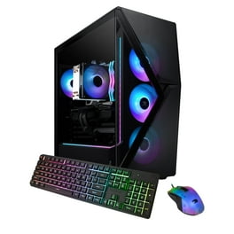 iBUYPOWER Y40 PRO Black Gaming PC Desktop Computer AMD Ryzen