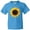 Pacific Blue, variant on Inktastic Summer Grunge Sunflower Youth T-Shirt