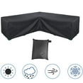 thumbnail image 3 of Corner Sofa Cover Waterproof Garden Furniture Set Cover Outdoor Sectional Furniture Cover, 3 of 5