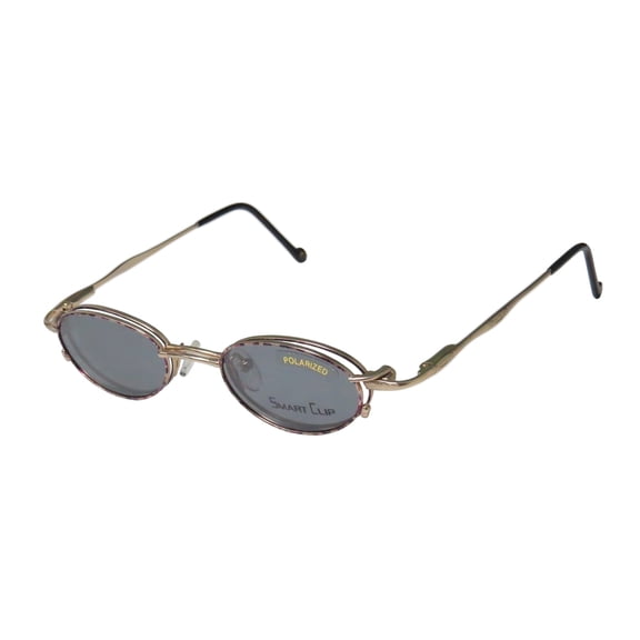 SMARTCLIP 223 BUDGET EYEGLASS FRAME/GLASSES WITH POLARIZED CLIP-ON LENSES