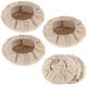 thumbnail image 1 of Forro de tela para cesta de fermentación de pan redonda, banneton de masa madre, tela para fermentación, cubierta de ratán natural para cesta de masa para hornear, 1 of 7
