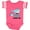 Football Pink and White, variant on My Great Uncle Loves Me with Cute Sharks Boys or Girls Baby Bodysuit