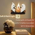 thumbnail image 6 of Ghost Campfire Nightlight，3D LED Fake Fire Spooky Wall Decor Ghost Roasting Marshmallow Plug,2024 Halloween Night Light Flickering, Lamp,Halloween Flameless Candle Party Decoration, 6 of 10