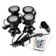 thumbnail image 2 of Control Remoto Rgb 36-Led Foco Subacuático Ip68 Para Agua Acuario Jardín Estanque Pecera Iluminación Enchufe De Ee. Uu. 4 Uds Sweethay HA025585-01, 2 of 6