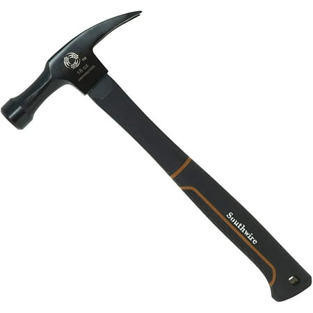 

Southwire Bmeh-18 Heavy Duty Romex Electrician s Hammer Romex Staple Remover Tether Hole For Safety 18 oz Head with Smooth Face Heavy Duty Drop Forged Steel -65116740