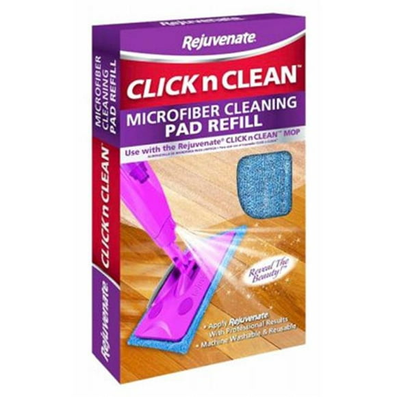 For Life Products Click N Clean Remplacement Microfibre Pad