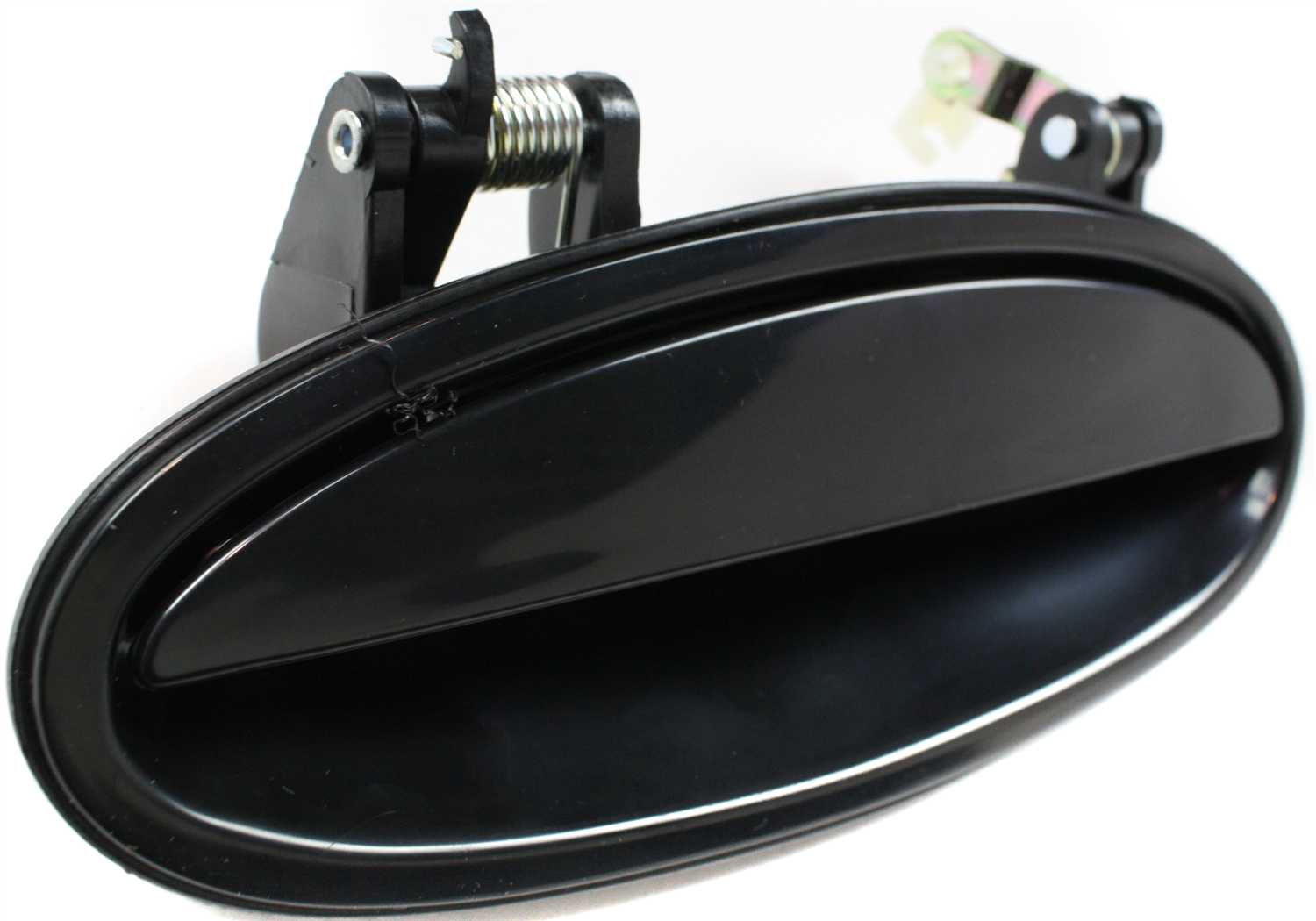 Replacement B491302 Exterior Door Handle Compatible with 1997-2005 Chevrolet Malibu 1997-2008 Pontiac Grand Prix Rear, Left Driver Smooth Black