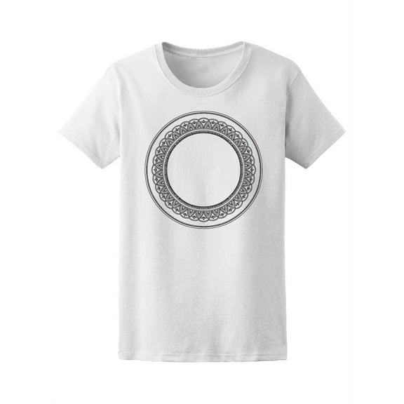 Simple Mehndi Pattern Mandala Tee Women's -Image by Shutterstock