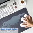 thumbnail image 4 of Ultimate Gaming Performance with World Map Mouse Pad: Anti-Slip, Water-Resistant & Stitched Edges - Ideal for Gamers & Office Use (Black, 31.5x11.8), 4 of 7