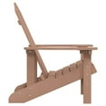 thumbnail image 2 of vidaXL Patio Adirondack Chair HDPE Brown, 2 of 25