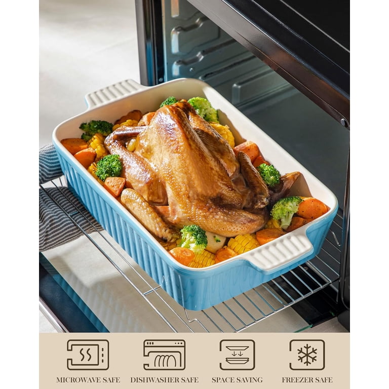 A house of tools 4.4 QT Baking Dish, 9x13 Large Casserole Dish for