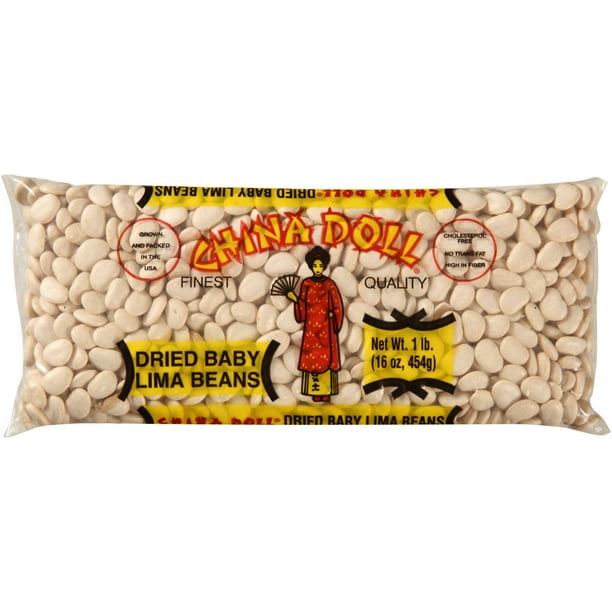 China Doll Dried Baby Lima Beans, 16 oz