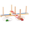 thumbnail image 2 of Kids indoor and outdoor Sports Toys - Set (Durable , 5 Wood Pegs, 5 Rope Rings), 2 of 7