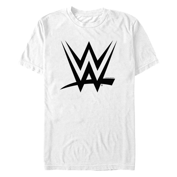 Men's WWE Black Logo Graphic Tee White 3X Large
