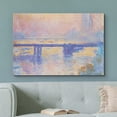 thumbnail image 2 of wall26 Canvas Print Wall Art Sunset Charing Cross Bridge Claude Monet Nature Illustrations Fine Art Decorative Landscape Multicolor Wilderness Rustic for Living Room, Bedroom, Office - 16"x24&qu, 2 of 5