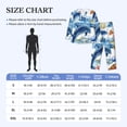 thumbnail image 4 of Sikiie Marine Animals Mens Pajama Set, Soft Warm Long Sleeve Sleepwear, Cozy Button-Down Pjs for Men-Medium, 4 of 7