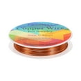 thumbnail image 1 of Uxcell Jewelry Wire 8ft 20 Gauge Brass Craft Jewelry Wrapping Wire, Coffee, 1 of 6