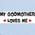 thumbnail image 2 of CafePress - Godmother Loves Me Infant Bodysuit - Baby Light Bodysuit, Size Newborn - 24 Months, 2 of 4