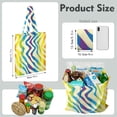 thumbnail image 4 of Zebra Print Canvas Tote Bag Abstract Zebra Pattern Black and White Stripes Rainbow Multicolor Zebra Modern Fashion Cute Cartoon Design Aesthetic Gradient Reusable Eco-Friendly Shopping Tote, 4 of 6