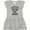 AC-Heather Grey, variant on Inktastic Handpicked for Earth By My Sister in Heaven with Angel Wings Girls Toddler Dress