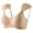 Beige, variant on Women Solid Padded Strap Wireless Bra, Breathable Support Daily Underwear S-XL
