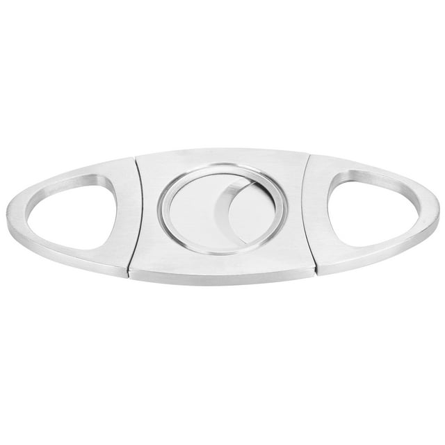 Cigar Scissors, Durable Double Blades Cigar Cutter Mini Stainless Steel Silver Portable For Cutter For Smoking Accessories