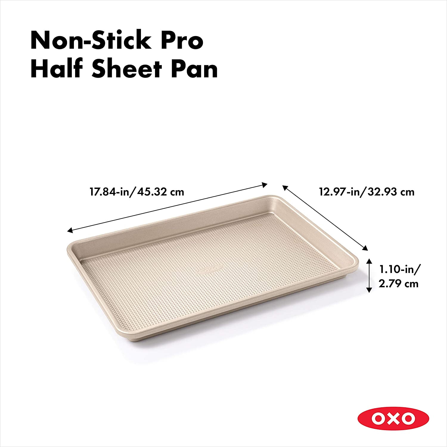 OXO Good Grips Non-Stick Pro 13in x 18in Half Sheet Pan - Kitchen & Company