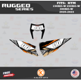 thumbnail image 3 of Kalair GFX Graphics Kit for KTM Enduro 2-Stroke 150XC-W,250XC-W, and 300XC-W (2020-2023) Rugged Series, 3 of 5