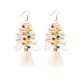 thumbnail image 1 of Pendientes Tejidos De Árbol De Navidad Pendientes De Borla Tejidos De Cuerda De Algodón Pendientes Étnicos Retro Pendientes Colgantes De Gota Trenzados Hechos A Mano Para Mujeres Niñas Minnieouse AP007336-02, 1 of 6