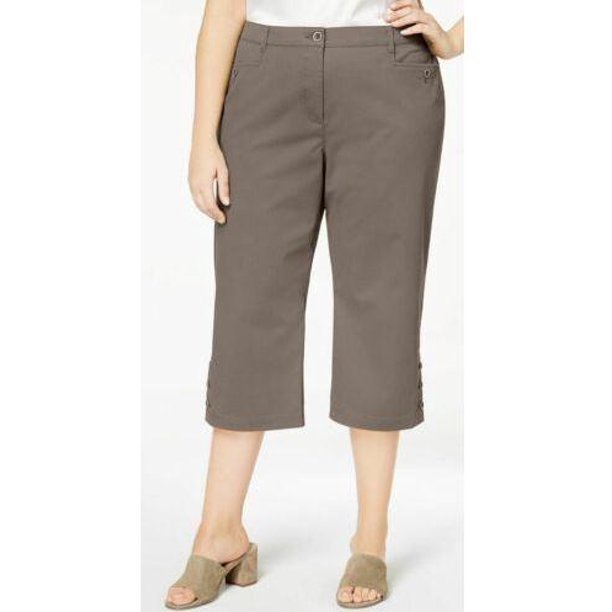 karen scott capris plus size