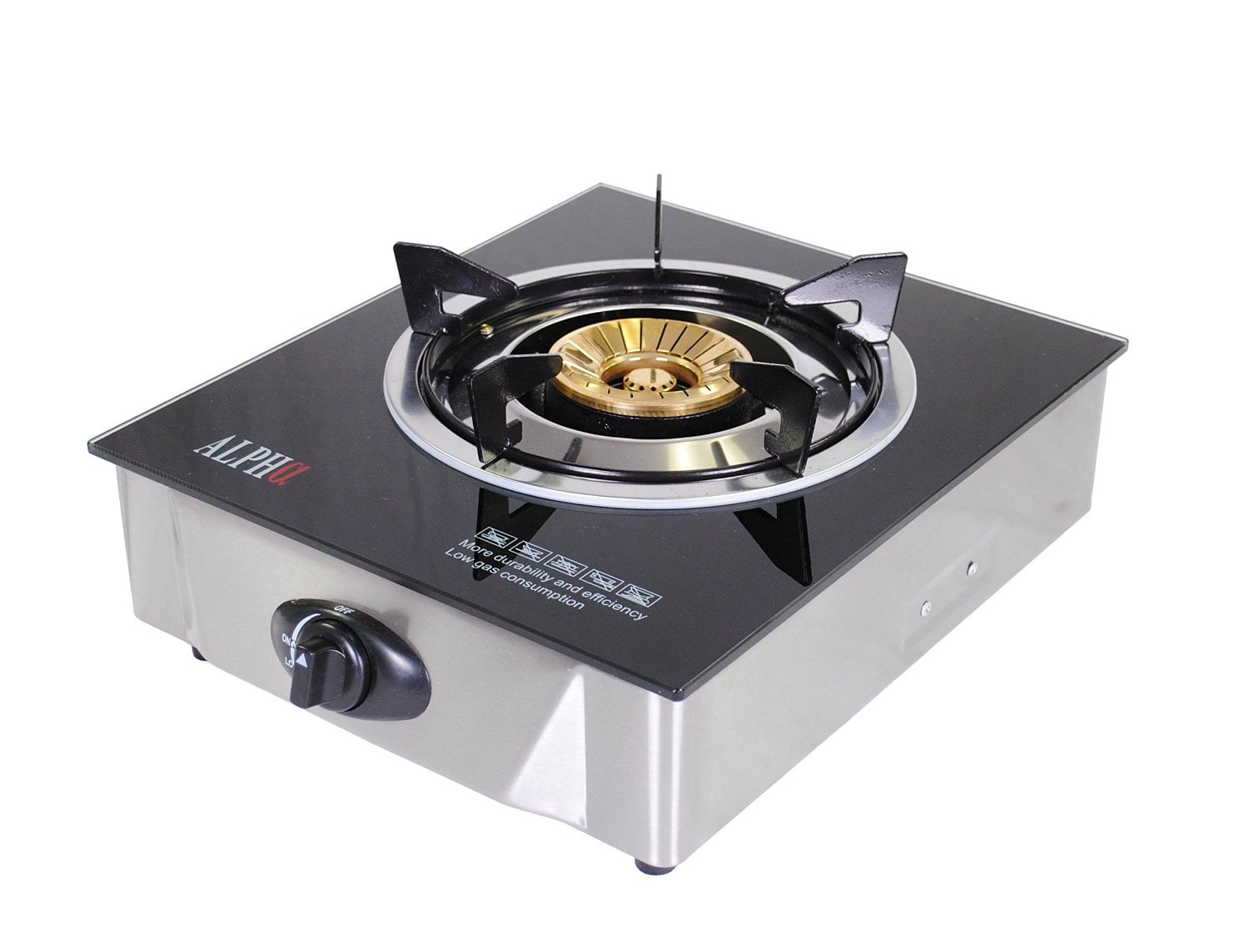 butterfly glass top lpg stove