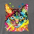 thumbnail image 5 of Wild Bobby Dean Russo Colorful Blue Eyes Cat Cat Lover Men Premium Tri Blend Tee, Dark Heather, Small, 5 of 5