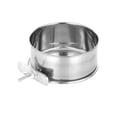thumbnail image 2 of Methold Pet Cage Bowl Bird Feeder Acero inoxidable Pet Coop Feeder Colgante desmontable Bird Cage Bowl Bird Accesorios 10 12 14cm Diámetro Suministros para pájaros 10*4.6 cm Methold PT000139-01, 2 of 6
