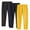 Yellow, variant on ZACPNCV 3PC Toddler Girls Leggings Pants Full Length Cotton Basic Leggings Stretchy Soft Leggings Tights Pants Green 3-4 Years