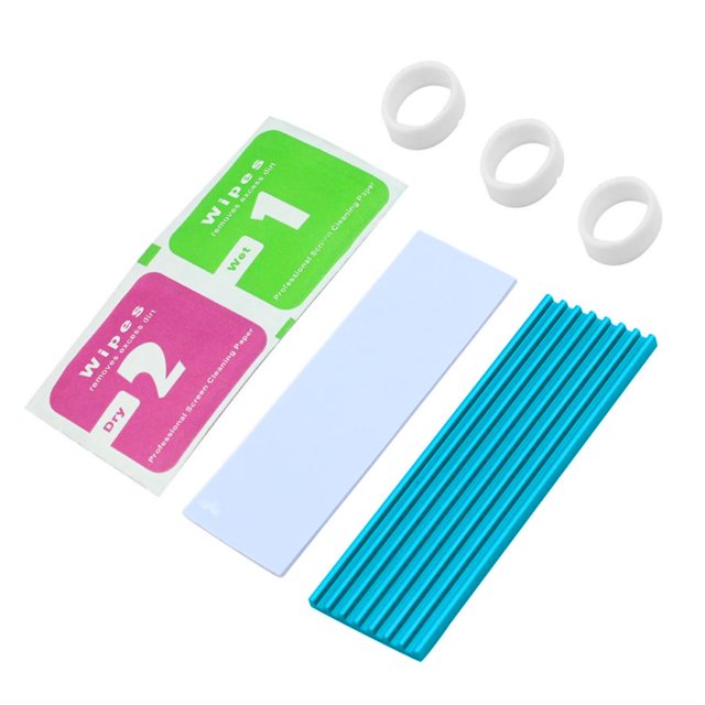 Heatsink Cooler Heat Sink Thermal Conductive Adhesive for NVME NGFF M.2 2280 PCI-E SSD 70x22MM Thickness 3/6MM TypeA 3mm Blue