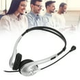 thumbnail image 4 of Casque Filaire, Casque d'Affaires ABS à Réduction de Bruit avec Microphone Directionnel Unique pour Service Client, 4 of 8