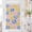 Colour Flower, variant on SHIYUE Sky Blue Flower Shower Curtain, Cute Boho Floral Bathroom Decor, 180GSM Heavy Duty Waterproof Washable Fabric, with 12 Hooks 72x72 Inches
