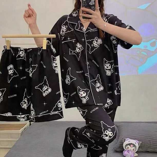 Pijama Kawaii de Hello Kitty para mujer, ropa de dormir de franela cálida de invierno, terciopelo Coral grueso, Cosplay de Sanrio, traje de Casa de dibujos animados, abrigo