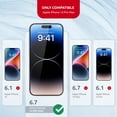 thumbnail image 2 of Protector de pantalla Intaleo MagicBox de cristal templado para iPhone 14 Pro Max, 2 of 7